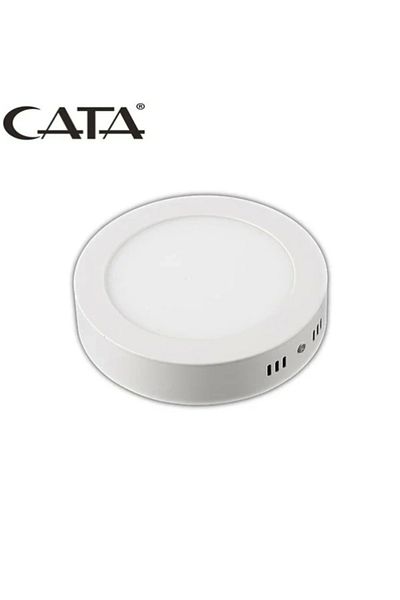 Cata 18W Round Surface Mounted Led Panel 6500K White Case