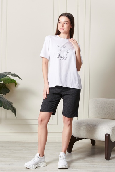 Bella Dossi Single Jersey Fabric Premium Daily Comfortable Cotton Summer Shor...