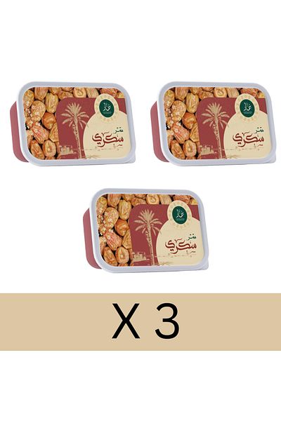 Jommar تمر سكري 800 جرام × 3