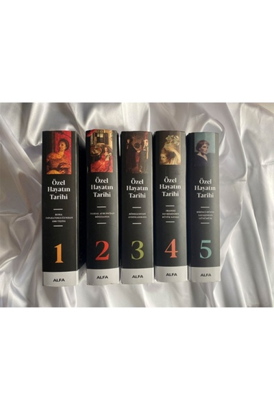 Alfa Yayınları Özel Hayatın Tarihi Seti - 5 Kitap Takım (Ciltli)