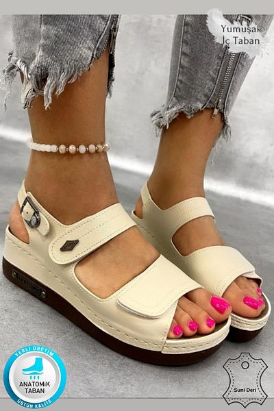 Neon Shoes Sandale de mers în aer liber Arini Daily, cu talpă anatomică ortopedică, cu velcro dublu
