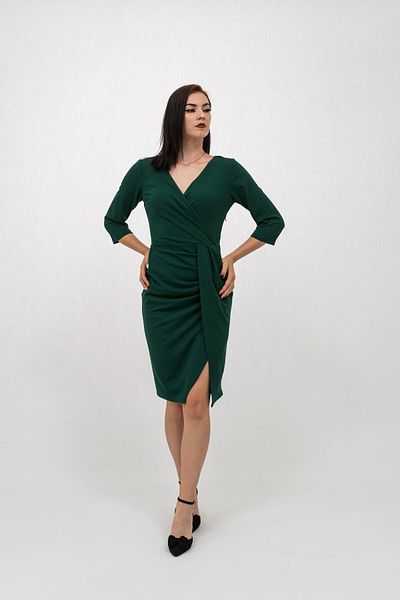Gorgeaux Rochie Verde cu Detalii Sclipitoare Esra - S(36)