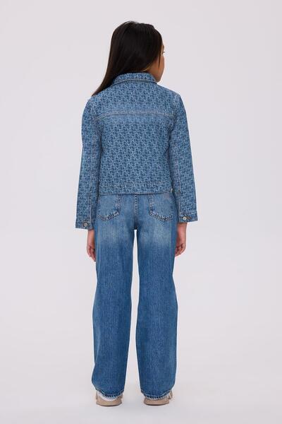 Guess BG Store Kız Çocuk Mavi Ceket