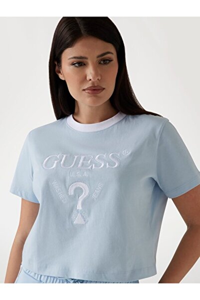 Guess Γυναικείο μπλουζάκι Filanta Active Boxy Fit