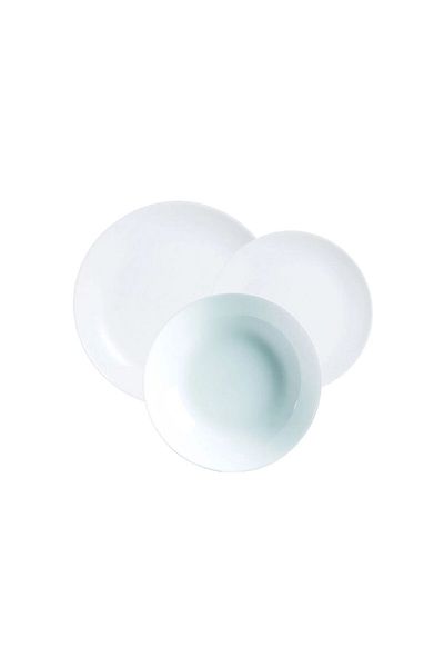 Ambition Dinner set, 18 pieces, 6 people, white, Valencia
