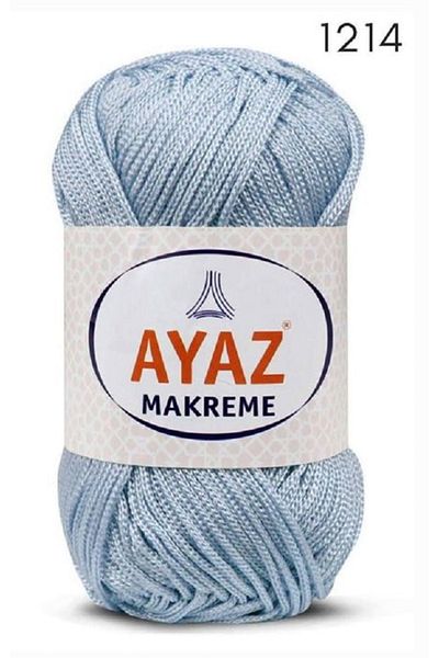 Ayaz Πολυεστέρας Μακρέμ 100% Πολυπροπλένιο 100 gr 140 μέτρα ΜΟΝΟ ΜΟΥΚΟΝ 1214 Ανοιχτό μπλε