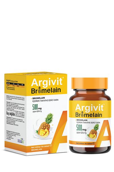 Argivit Supplementing Food Containing Bromelain 500 Mg 60 Tablets