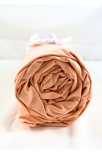 Bahar Majoli Home Fitted Sheet, Majoli Bahar Home Collection, 100% Ranforce Cotton 144TC, 180x200+30 cm, Salmon Pink