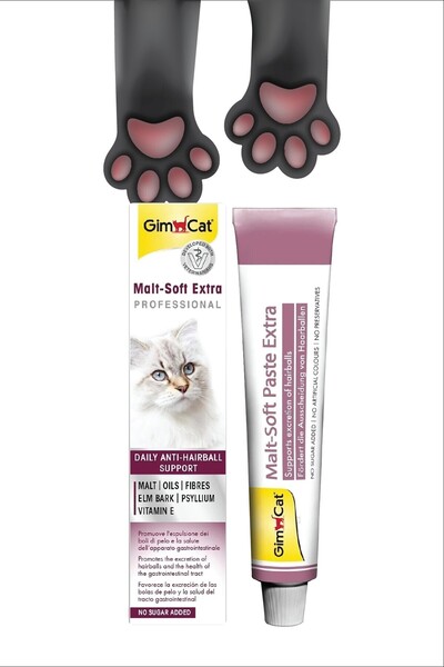 Gimcat Malt Soft Extra Tüy Yumağı Önleyici Kedi Macunu 100gr 3'lü Paket