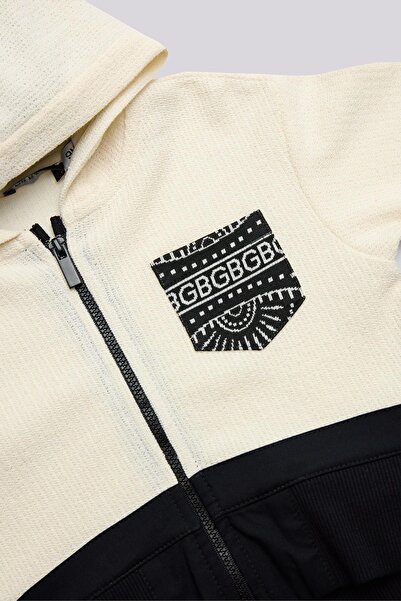 GB Baby Bg Store Baby Boy Ecru Tracksuit Top