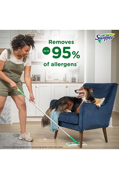 Swiffer Sweeper 2-in-1 Multi-Surface Dry & Wet Floor Starter Kit (1 mop + 19 refills)