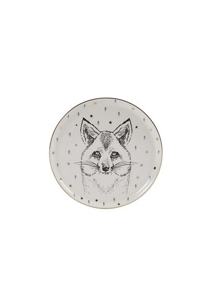 Porland Forest Fox Flat Plate 20cm
