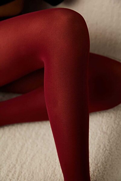 Dore Çorap Satin 70 Pantyhose Women's Socks - Bordo
