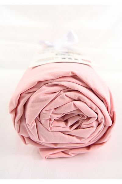 Bahar Majoli Home Fitted Sheet, Majoli Bahar Home Collection, 100% Ranforce Cotton 144TC, 180x200+30 cm, Pink