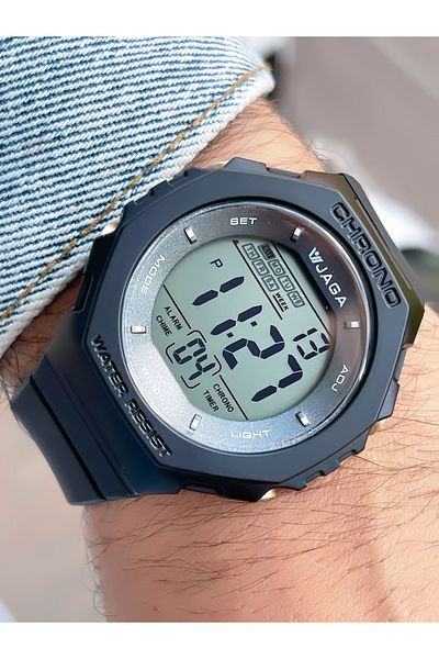 Jaga 10 Atm Waterproof Digital Men's Wristwatch with Chronometer
