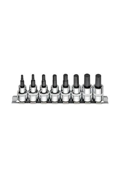 CETA FORM Ceta 3/8"Allen Bit Socket Set 8 Pieces-Ceta C18S-Rh08