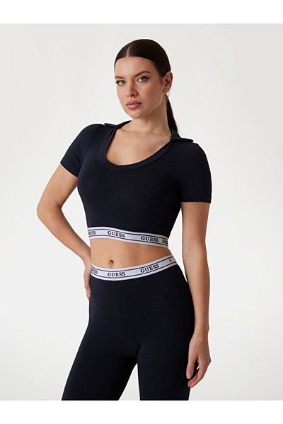 Guess New Aline Women's Active Modal Blended Top