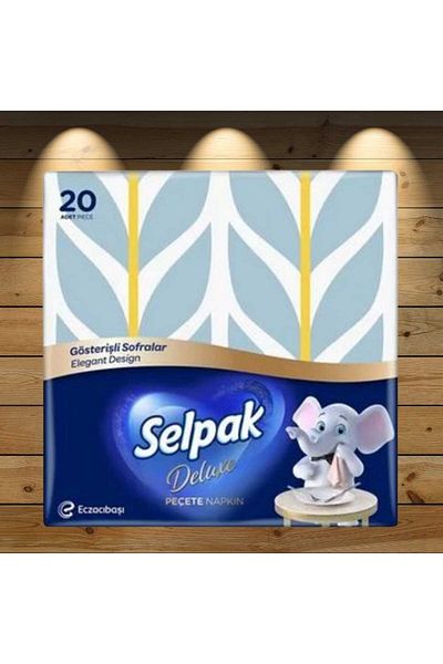 Selpak Patterned Napkin Set - 20 Sheets, Set of 4
