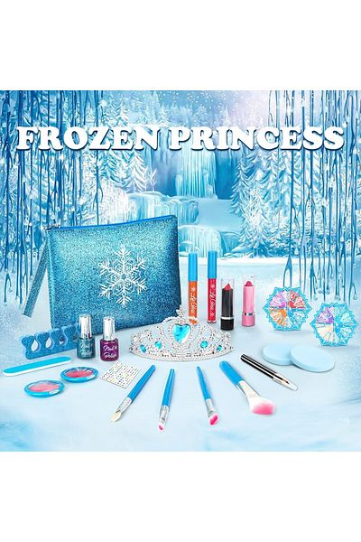 COOYA Kids Makeup Kit, Washable Real, Princess Frozen Toys, for 4plus Year Old Kids
