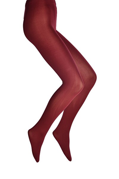 Dore Çorap Satin 70 Pantyhose Women's Socks - Bordo