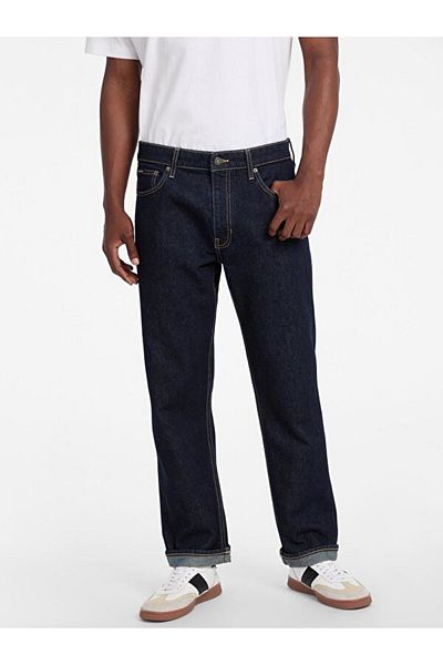 Guess Jeans Men's Denim Pants M4Ba80D5Hs1Gjse Gj Straight Selvedg