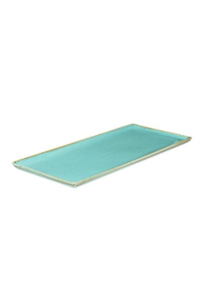Porland Seasons Turquoise Baton Cake Plate 35cm