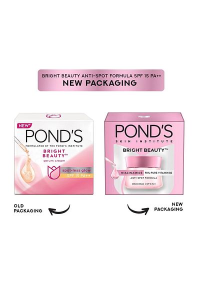 NIVEA POND'S Bright Beauty Spot-Less Glow Spf 15 Day Cream 35 G