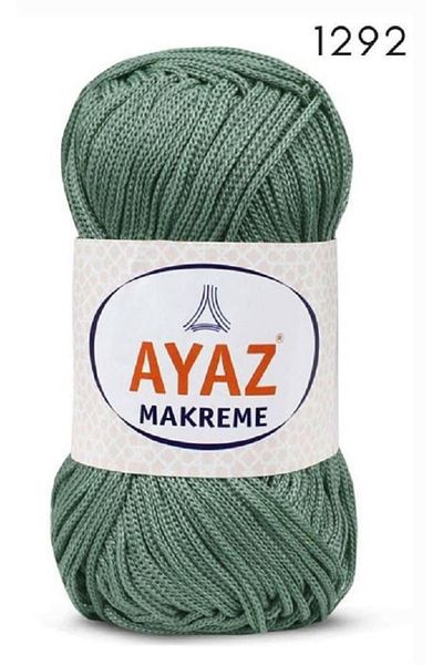 Ayaz Πολυεστέρας Μακρέμ 100% Πολυπροπυλένιο 100 gr 140 μέτρα ΜΟΝΟ ΜΟΥΚΑ 1292 Çağla Yeşil