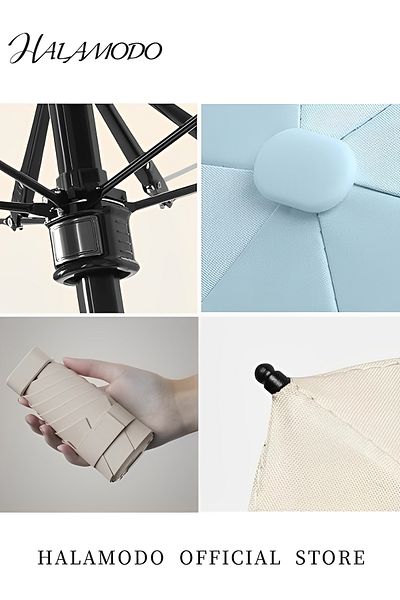 HALAMODO Umbrella Windproof Travel Portable Umbrellas Durable & Compact Lightweight Umbrella