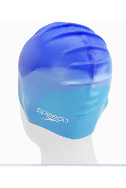 SPEEDO Adult Multicolor Silicone Swimming Cap Blue 8- 0616915334