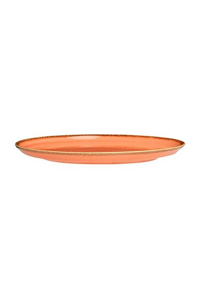 Porland Seasons Orange Flat Plate 28 Cm
