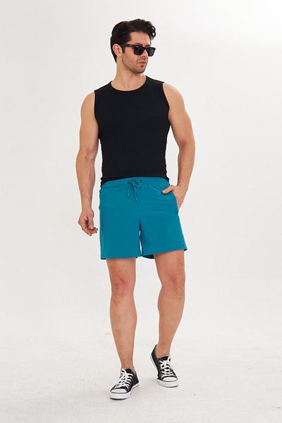 Marco Ferry Ανδρικό StretchFit επένδυση ελαστικό αθλητικό σορτς Petrol 2658-P