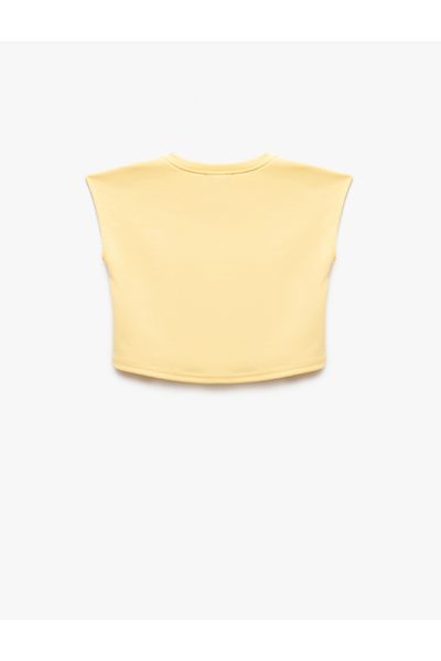 Koton Tricou crop de bază fără mâneci, amestecat de viscoză