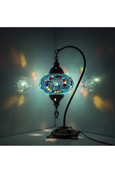 DEZ Design Mozaik Lamba Deve Boynu Otantik Bohem Abajur