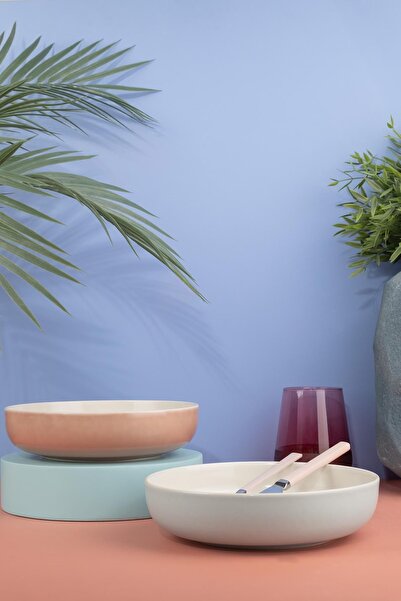 Kütahya Porselen ysfx Porzellan Moderna Soft 2 Stück 20 cm Schüssel Life Sell...