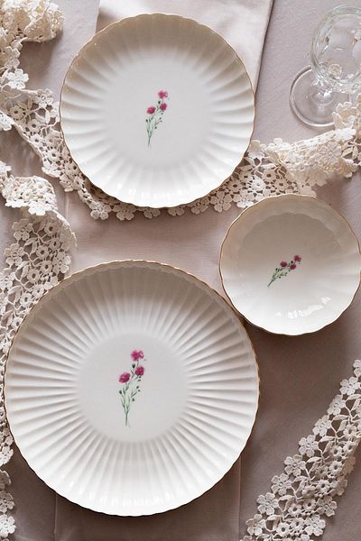 Kütahya Porselen Emlx Porcelain Tiny Miny 6 Pieces 20 cm Pit Dinner Plate Shpsellby 986362