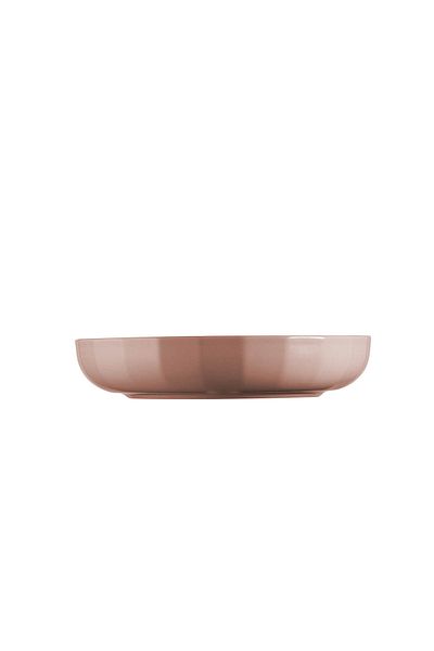 Kütahya Porselen Bevel 21cm.2 Piece Pit Plate Set Matte Pink