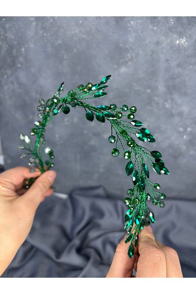 Hayalperest boncuk Elegant Beaded Bridal Henna Hair Accessory – Serra Design