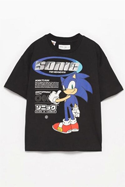 Karakedi Tricou negru Super Sonic Unstoppable unisex