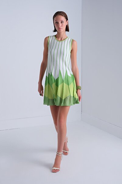 JOIN US Mini Dress with Pleated Hem