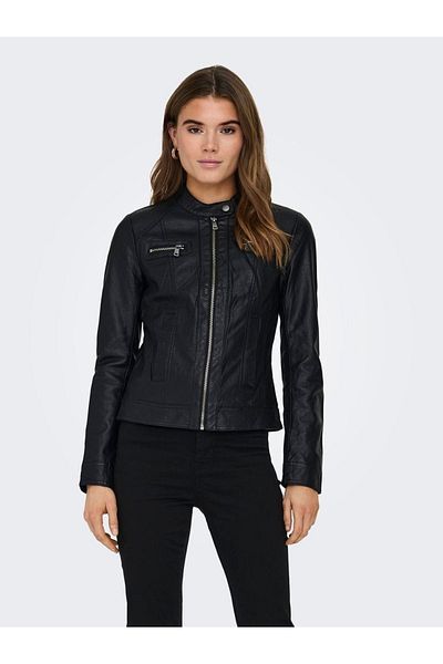 ONLY Onlbandit Women's Faux Leather Slim Fit Jacket15081400