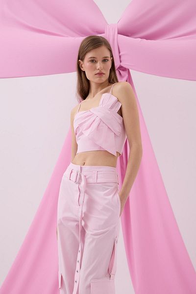 NOK İSTANBUL Pink Chic Twist Bushier