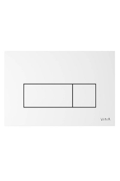 VitrA Clapeta de actionare Root Square alb lucios, design modern si finisaj premium
