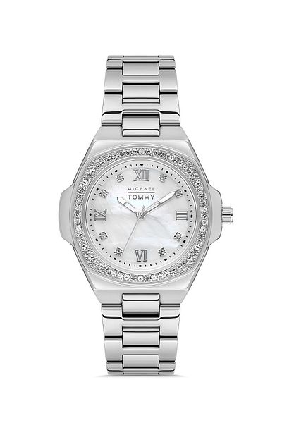 MICHAEL TOMMY Steel Women's Wristwatch - Mt- 325006 L-Bb33