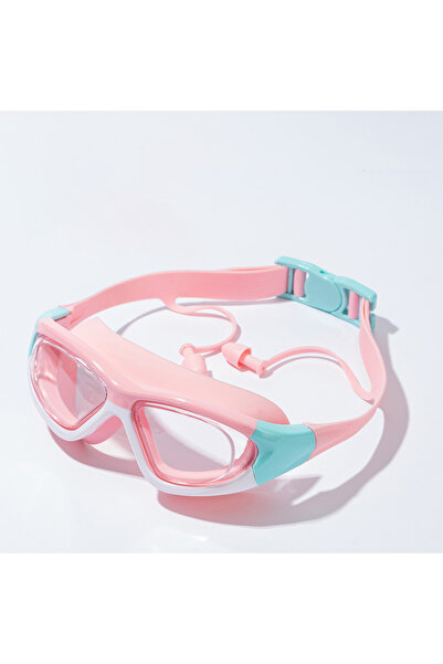 Choice نظارات سباحة للأطفال عالية الدقة مقاومة للماء والضباب بإطار كبير، مريح...