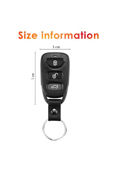 3XR Car Keyless Entry System Central Locking Remote System with Universal Compatibility