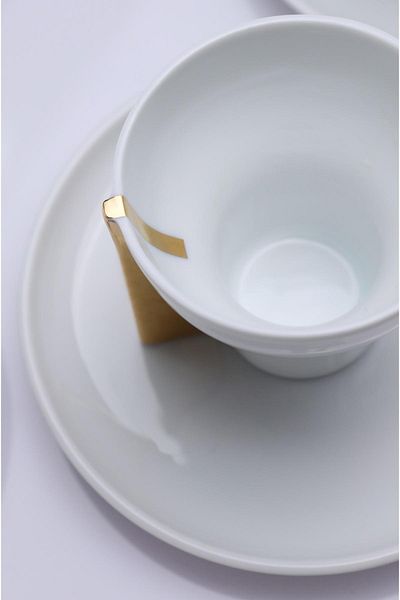 Kütahya Porselen Daima Coffee Cup 4 Pieces for 2 Persons
