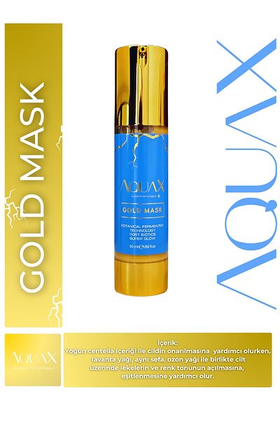 AquaX Magic Gold Mask 50 ml - Bright, Smooth and Anti-Blemish Skin Care