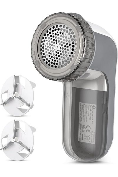 COOYA Fabric Shaver and Lint Remover, Sweater Defuzzer with 2-Speeds, 2 Replaceable Stainless Steel Blades