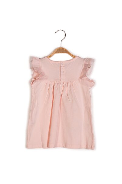 Zeyland Baby Girl Mermaid Printed Pink Sleeveless Dress